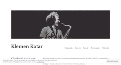 Desktop Screenshot of klemenkotar.com